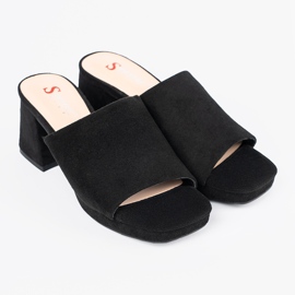 Seastar Női fekete magas sarkú cipő 1