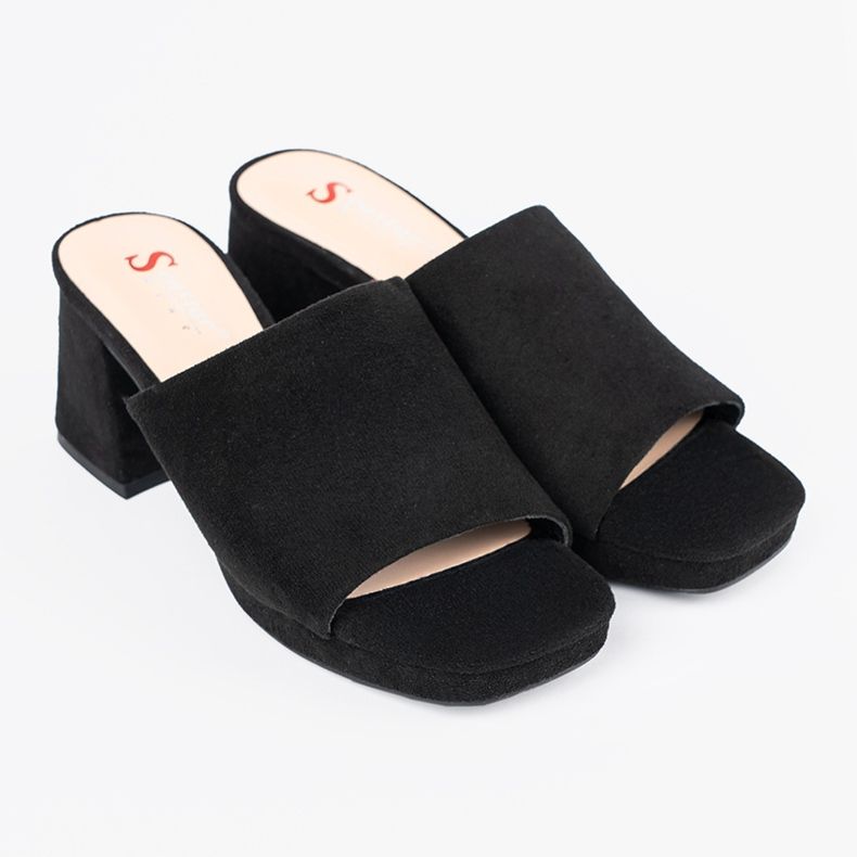 Seastar Női fekete magas sarkú cipő 1