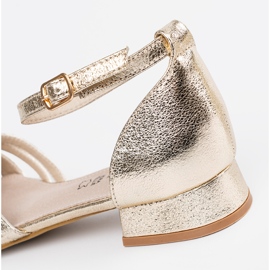 Goodin Elegáns aranyú szandál aranysárga 1