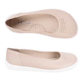 Olivier A mezítláb női minimalista szivattyúk 1771pol mini beige -t csúsztak bézs 1