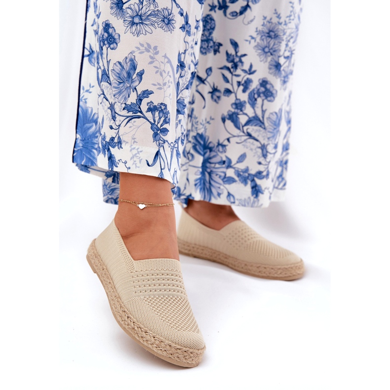 Női Espadrilles VinceZa 13624 bézs zsinórral 2 Női Espadrilles VinceZa 13624 bézs zsinórral 2