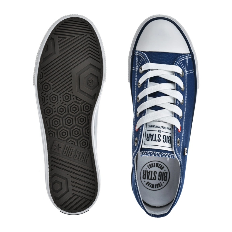 Női cipők Big Star NN274653 Navy Blue Shoes 1