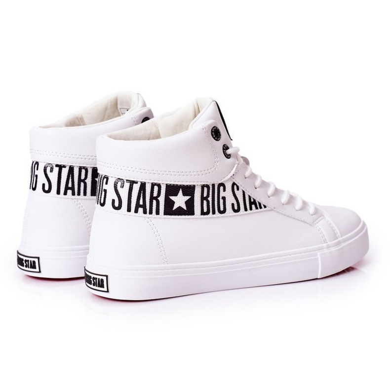 Férfi cipők Low Big Star High White EE174340 fehér 4
