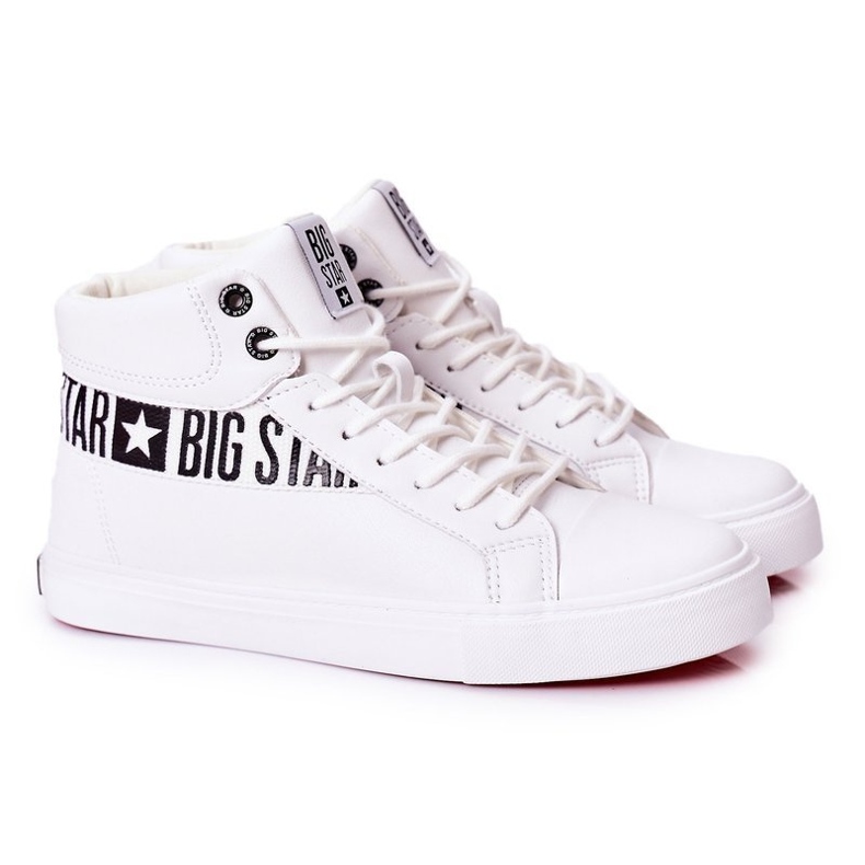 Férfi cipők Low Big Star High White EE174340 fehér 3