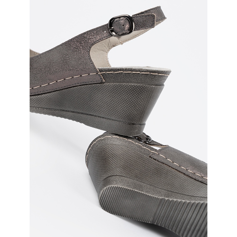Goodin Szürke női ék szandál 2 Goodin Szürke női ék szandál 2