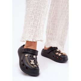 Női hab papucs fekete csapokkal 2 Női hab papucs fekete csapokkal 2