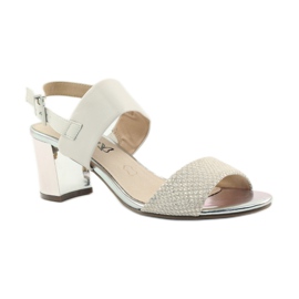 Caprice szandál női cipő 28302 barna sárga 1