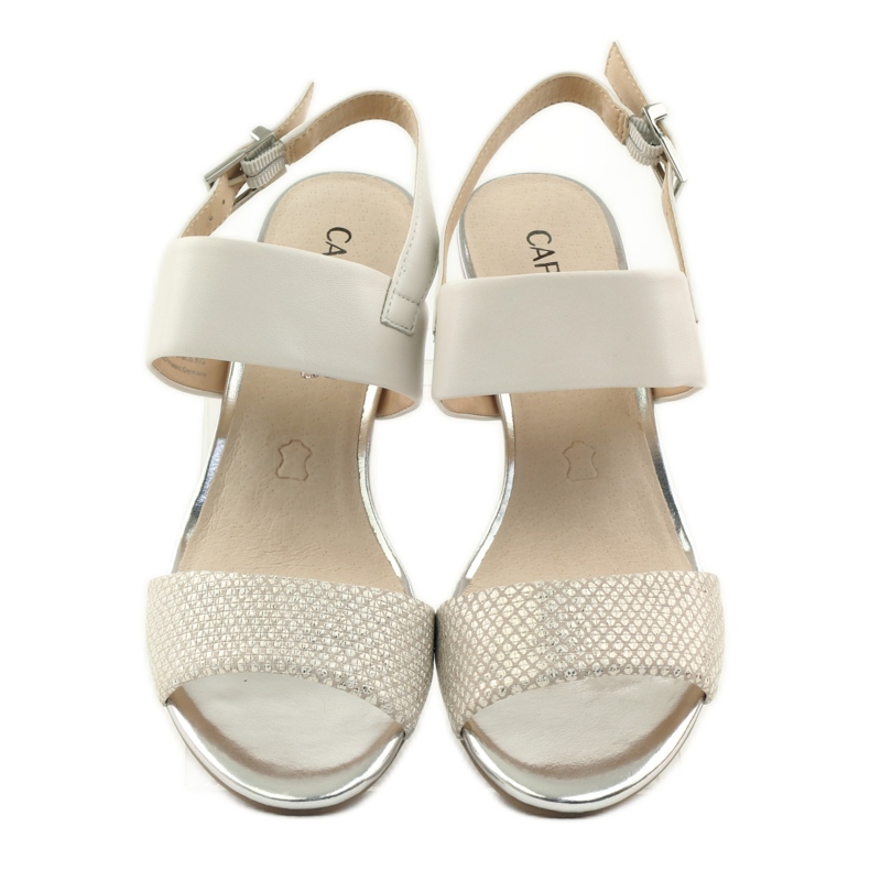 Caprice szandál női cipő 28302 barna sárga 4