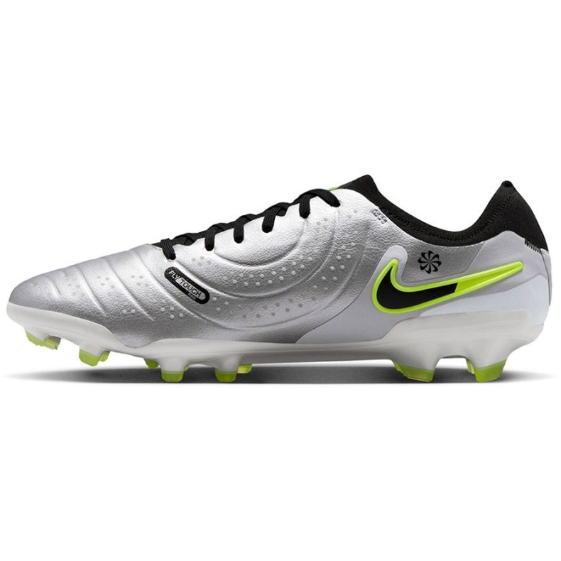 Nike tiempo legenda 10 pro fg dv4333-001 labdarúgó cipő ezüst 1