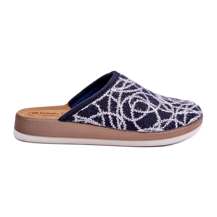 Fényes női papucs Inblu CT000028 sötétkék 6