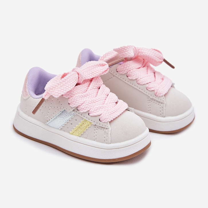 Cipők cipők sport sport multikolor tépőzár bézs 1