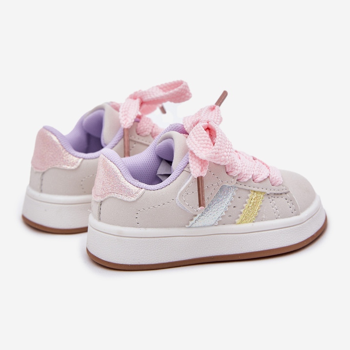 Cipők cipők sport sport multikolor tépőzár bézs 2