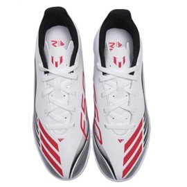 Adidas F50 Messi Club JP7452 labdarúgó cipőben fehér 1