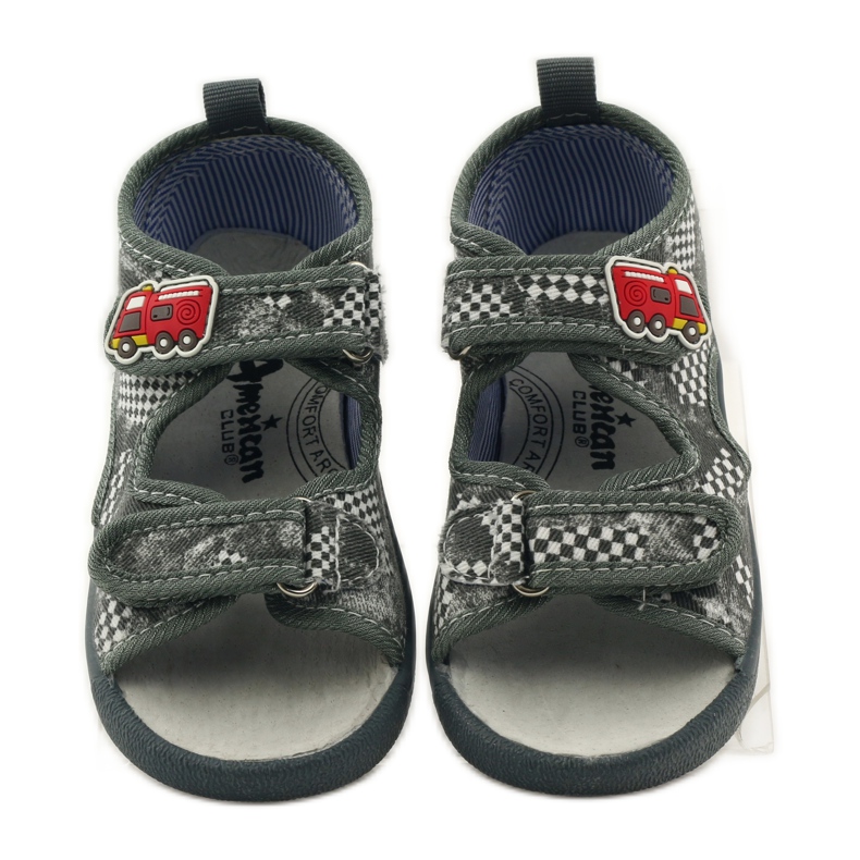 American Club Amerikai bőr talpbetét szürke fehér 4