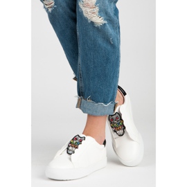 Vices Bebújós tornacipő baglyokkal fehér 2