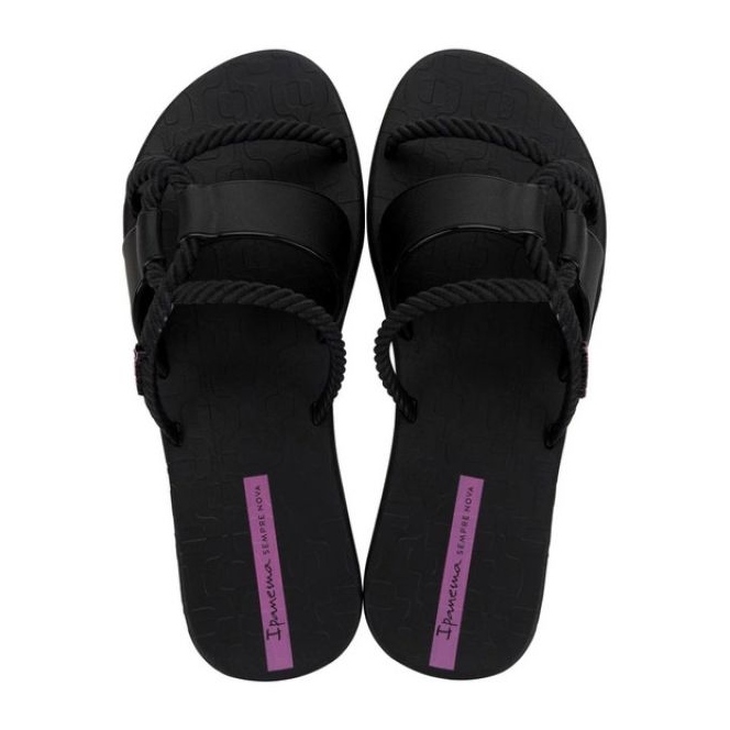 Női iPanema Diversa Slidel 27232 BG830 Black Flip -Flip -Flips fekete 2