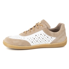 Olivier Mezítláb nők minimalista cipők 1769pol fehér perforált 2