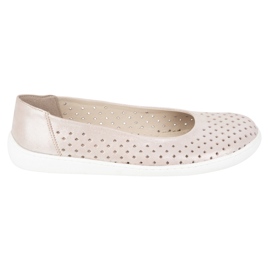 Olivier Mezítláb női minimalista szivattyúk csúsznak -1771pol rózsaszín szatén perforáció 2