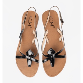 Fekete lapos szandál 1 Fekete lapos szandál 1