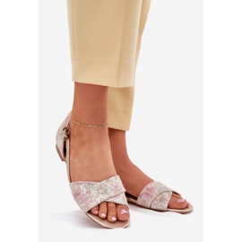 Maciejka lapos szandál 04614-22 bézs 1 Maciejka lapos szandál 04614-22 bézs 1