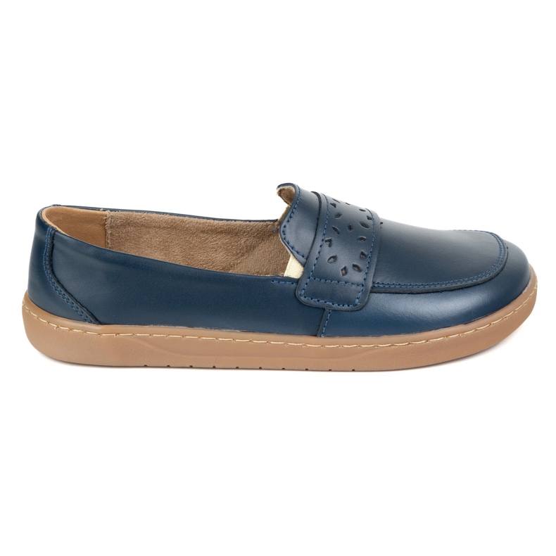 Olivier Mezítláb InGa női cipők széles elülső lengyel sötétkékkel 1