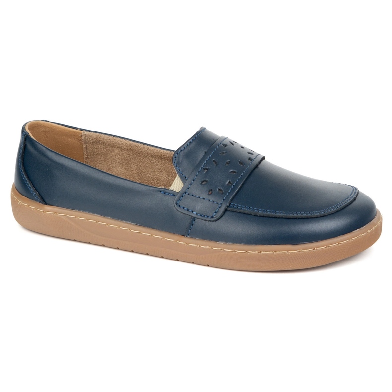 Olivier Mezítláb InGa női cipők széles elülső lengyel sötétkékkel 2