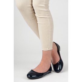 Lakkozott balerinák kék 2 Lakkozott balerinák kék 2