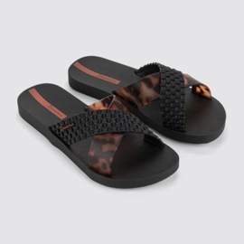 Ipanema diavia diák 27214 bc402 fekete leopárd flip -flops 3