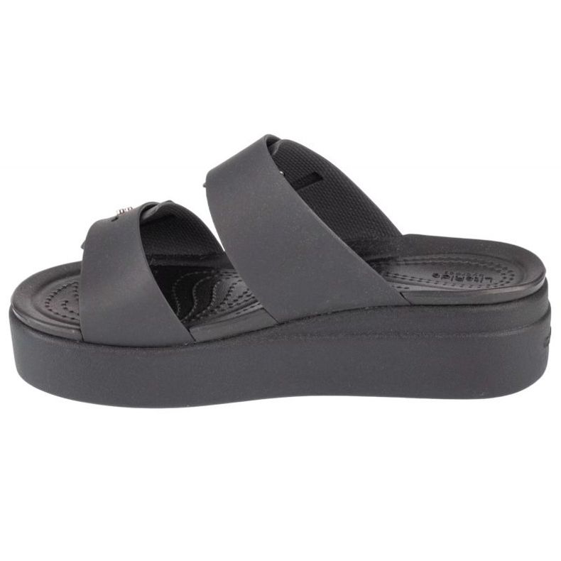 Crocs Brooklyn Low Wedge Sandal 207431-001 papucs fekete 1