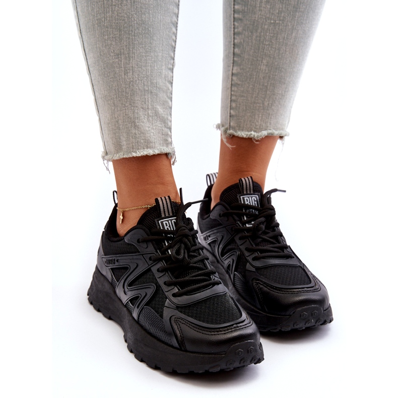 Big Star Női cipők nagy csillag nn274a085 fekete 2