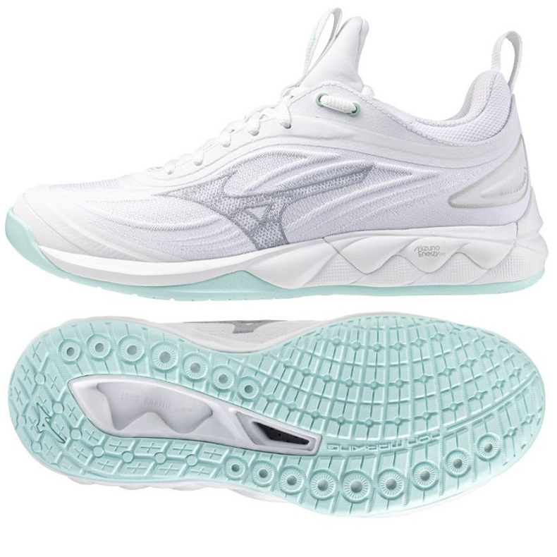Mizuno hullám világító 3 V1GC242045 röplabda cipő fehér 1