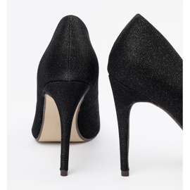 Seastar Fekete csillogó szivattyúk csupasz ujjakkal 1