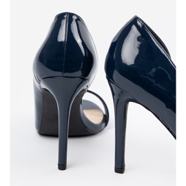 Goodin Sötétkék szivattyúk csupasz ujjakkal 2