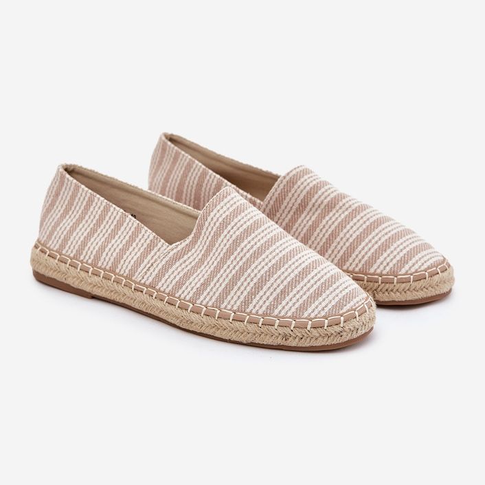 Férfi espadrilles bézs zsinórral 1