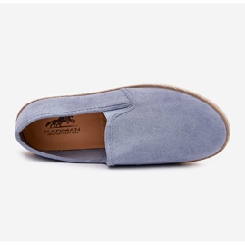 Espadrilles férfi cipők Eco Suede Blue -vel kék 2