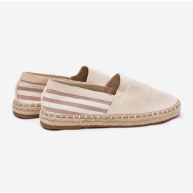 Férfi öko velúr espadrilles bézs 2 Férfi öko velúr espadrilles bézs 2