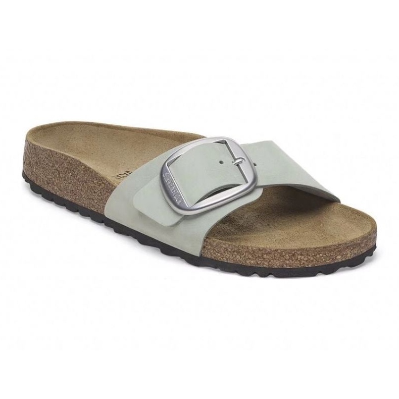 Birkenstock Madrid Big Buckle 1024097 Flip -flops zöld 1