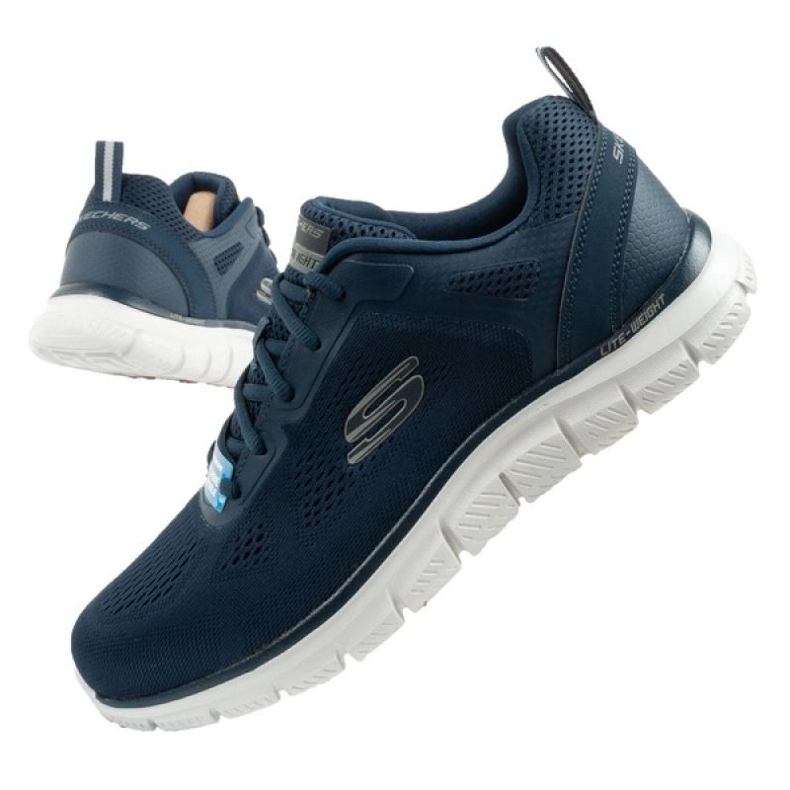 Skechers Track-Broader Shoes 232698/nvy kék 1