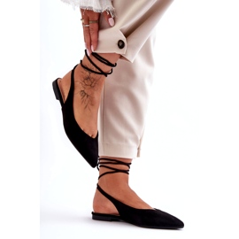 Női öko-korai fekete balerinák 3