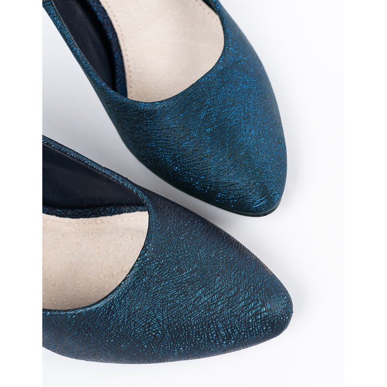 Goodin Sötétkék magas sarkú cipő 1 Goodin Sötétkék magas sarkú cipő 1