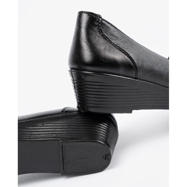 Női cipő kígyó bőr textúrájával fekete 1 Női cipő kígyó bőr textúrájával fekete 1