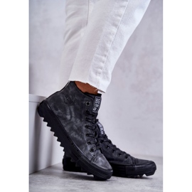 Big Star Női nagy csillag szigetelt fekete GG274069 cipők szürke 4