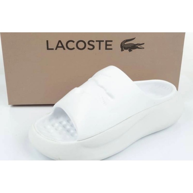 Lacoste tálalás dia 745cfa000421g flip -flops fehér 6
