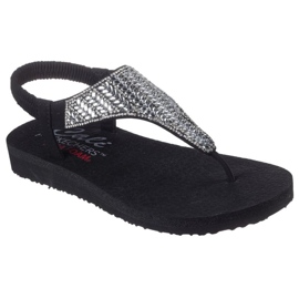 Sandals Skechers meditáció - Glamoous Muse 119744 -BLK fekete 1