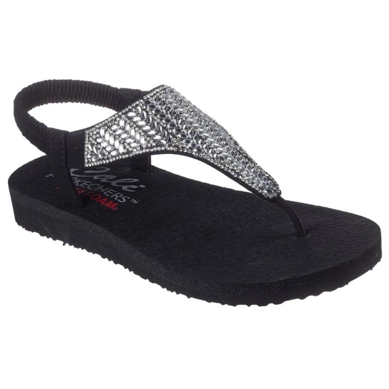 Sandals Skechers meditáció - Glamoous Muse 119744 -BLK fekete 1