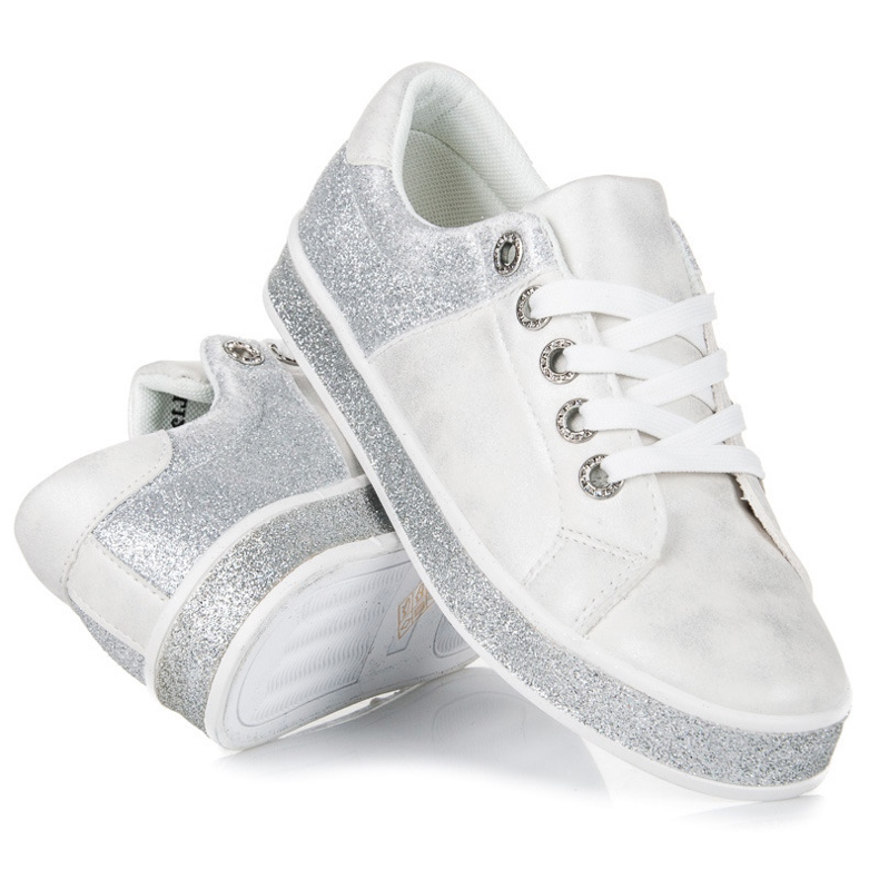 Seastar Fehér Cipők A Kötözésen 2