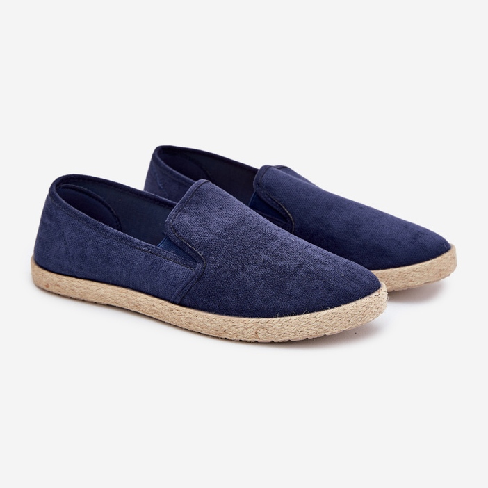 Boto Espadrilles férfi cipők Eco Suede Navy Lunaria -val kék 1