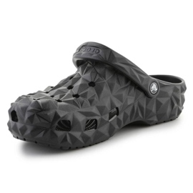 CROCS Classic Geometric Clog 209563-001 flip-flop fekete 1