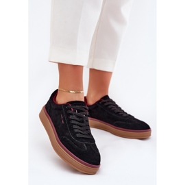 Női velúr cipők Big Star, Daniel Lopez SS2D4006 Black fekete 2