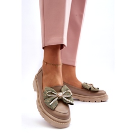 Női bőrfókerek Laura Messi 2787 bézs 2